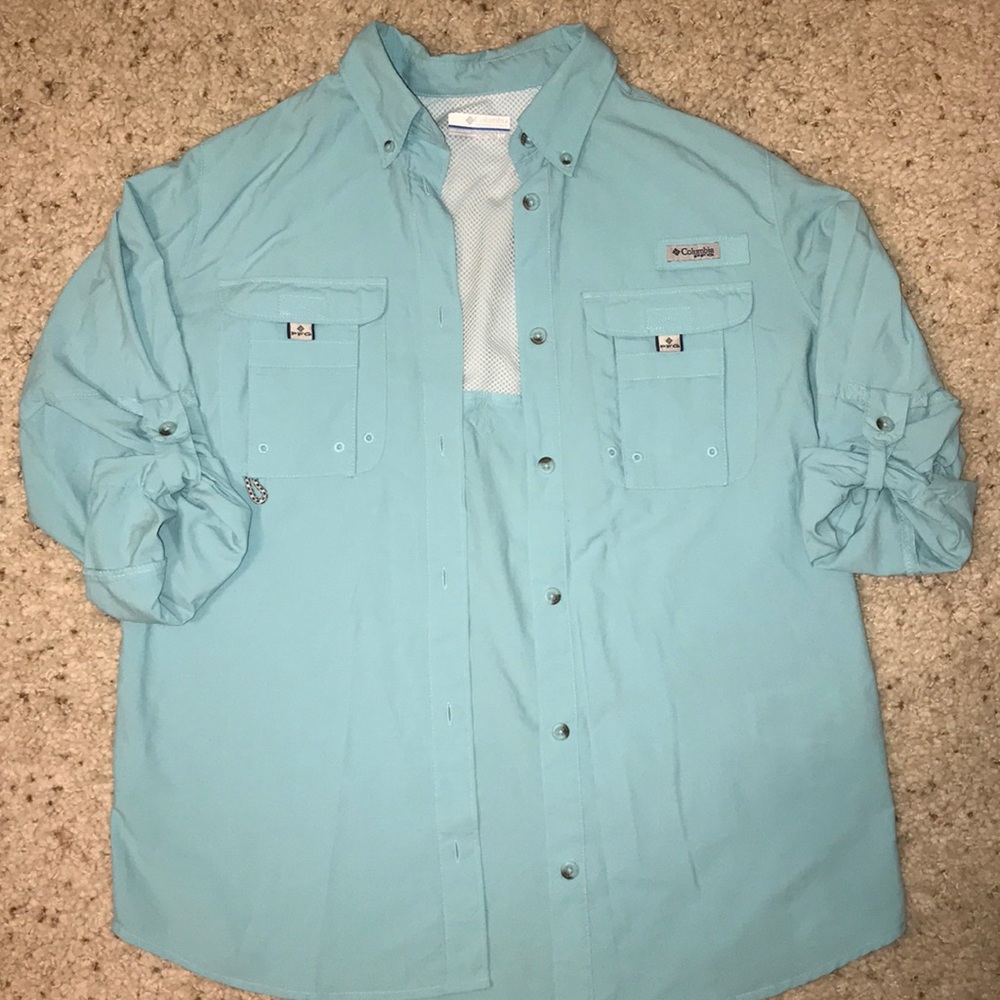 Columbia long sleeve fishing shirt